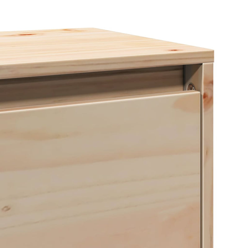 vidaXL tömör fenyőfa faliszekrény 100 x 30 x 35 cm