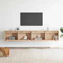 vidaXL 2 darab tömör fenyőfa faliszekrény 100 x 30 x 35 cm