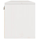 vidaXL fehér tömör fenyőfa faliszekrény 100 x 30 x 35 cm