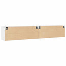 vidaXL 2 darab fehér tömör fenyőfa faliszekrény 100 x 30 x 35 cm