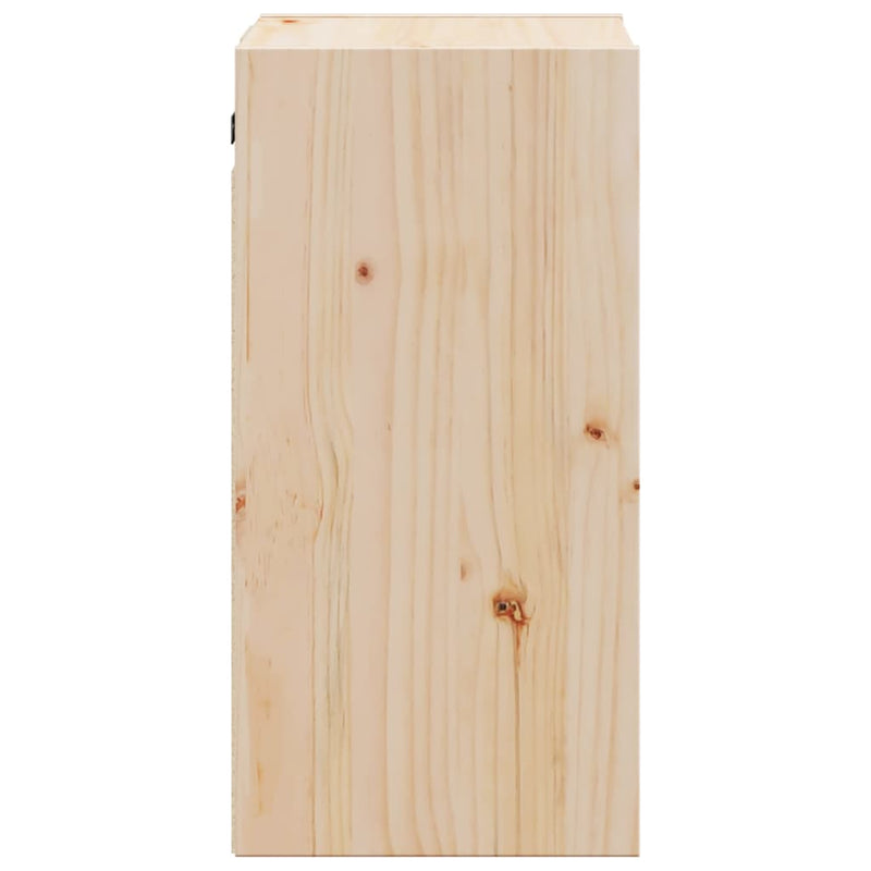 vidaXL 2 db tömör fenyőfa faliszekrény 30 x 30 x 60 cm