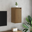 vidaXL 2 db mézbarna tömör fenyőfa faliszekrény 30 x 30 x 60 cm