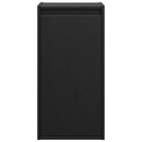 vidaXL 2 db fekete tömör fenyőfa faliszekrény 30 x 30 x 60 cm