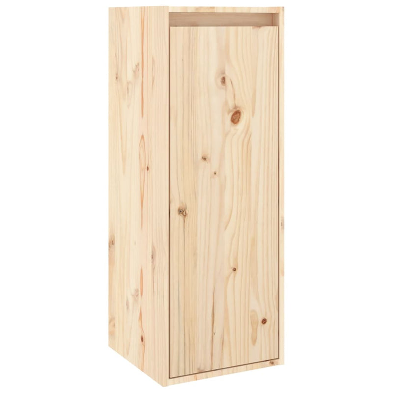 vidaXL tömör fenyőfa faliszekrény 30 x 30 x 80 cm