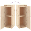 vidaXL 2 darab tömör fenyőfa faliszekrény 30 x 30 x 80 cm