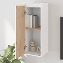 vidaXL fehér tömör fenyőfa faliszekrény 30 x 30 x 80 cm