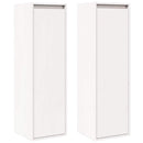 vidaXL 2 db fehér tömör fenyőfa faliszekrény 30 x 30 x 100 cm
