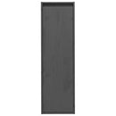 vidaXL 2 db szürke tömör fenyőfa faliszekrény 30 x 30 x 100 cm