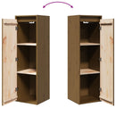 vidaXL mézbarna tömör fenyőfa faliszekrény 30 x 30 x 100 cm