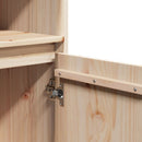 vidaXL tömör fenyőfa magasszekrény 37 x 34 x 110 cm