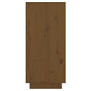 vidaXL mézbarna tömör fenyőfa tálalószekrény 60 x 34 x 75 cm