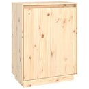 vidaXL tömör fenyőfa cipőszekrény 60 x 35 x 80 cm