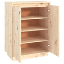 vidaXL tömör fenyőfa cipőszekrény 60 x 35 x 80 cm