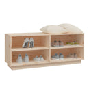 vidaXL tömör fenyőfa cipőszekrény 110 x 34 x 45 cm