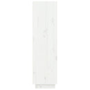 vidaXL fehér tömör fenyőfa cipősszekrény 60 x 34 x 105 cm