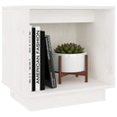 vidaXL 2 darab fehér tömör fenyőfa éjjeliszekrény 40 x 30 x 40 cm