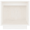 vidaXL 2 darab fehér tömör fenyőfa éjjeliszekrény 40 x 30 x 40 cm