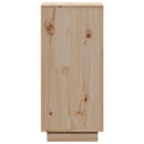 vidaXL tömör fenyőfa tálalószekrény 31,5 x 34 x 75 cm