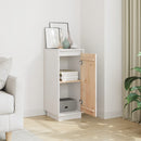 vidaXL fehér tömör fenyőfa tálalószekrény 31,5 x 34 x 75 cm