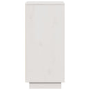 vidaXL 2 db fehér tömör fenyőfa tálalószekrény 31,5 x 34 x 75 cm