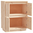 vidaXL tömör fenyőfa tálalószekrény 60 x 34 x 75 cm