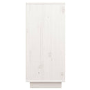 vidaXL fehér tömör fenyőfa tálalószekrény 60 x 34 x 75 cm