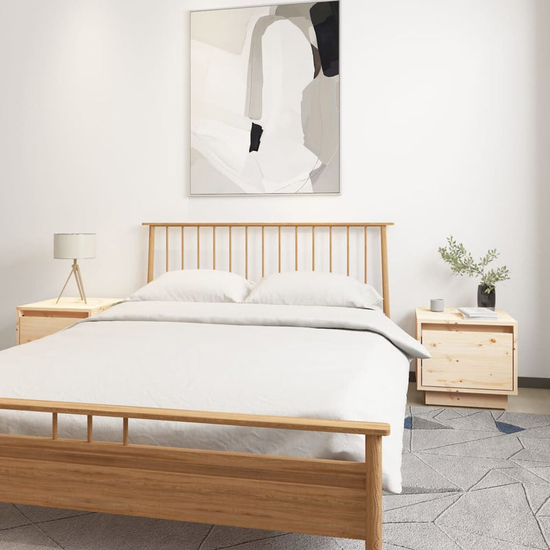 vidaXL 2 db tömör fenyőfa éjjeliszekrény 35 x 34 x 32 cm