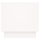 vidaXL fehér tömör fenyőfa éjjeliszekrény 35 x 34 x 32 cm