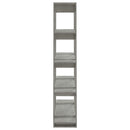 vidaXL betonszürke könyvszekrény/térelválasztó 100 x 30 x 160 cm