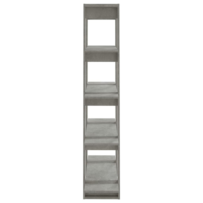 vidaXL betonszürke könyvszekrény/térelválasztó 100 x 30 x 160 cm