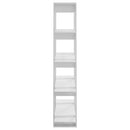 vidaXL magasfényű fehér könyvszekrény/térelválasztó 100 x 30 x 160 cm