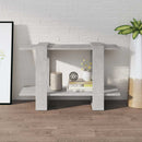 vidaXL betonszürke könyvszekrény/térelválasztó 80 x 30 x 51 cm
