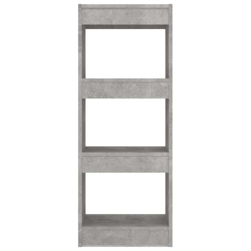 vidaXL betonszürke szerelt fa könyvszekrény/térelválasztó 40x30x103 cm