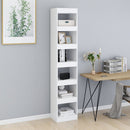 vidaXL fehér térelválasztó könyvszekrény 40 x 30 x 198 cm
