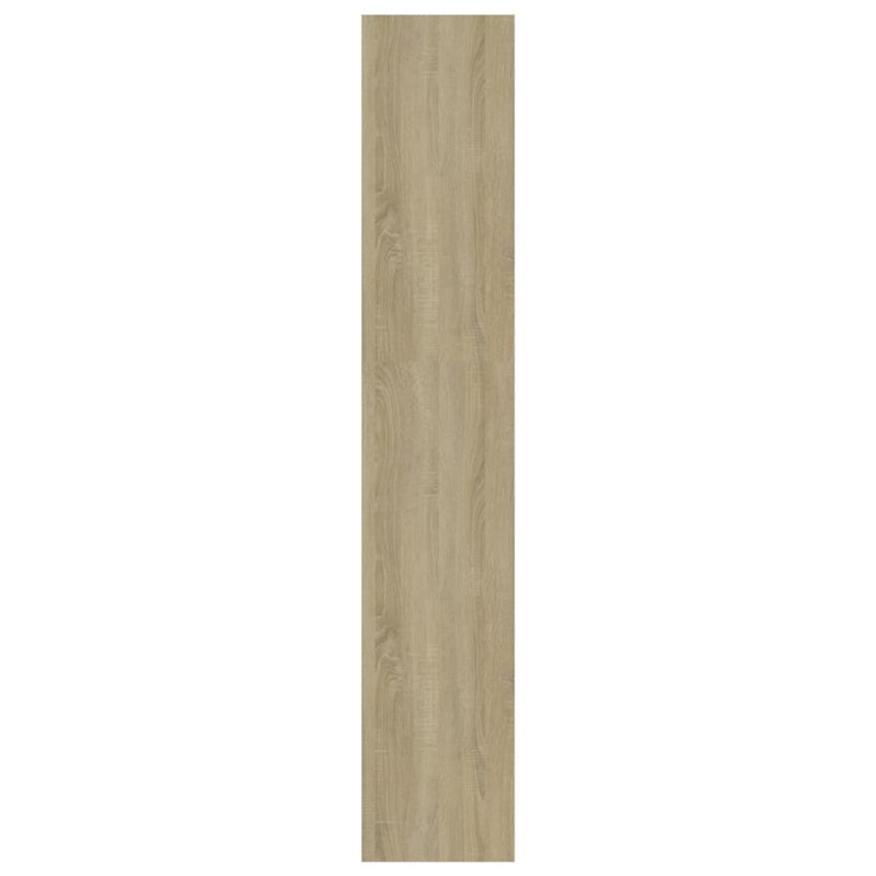 vidaXL sonoma tölgy színű fa könyvszekrény/térelválasztó 60x30x166 cm