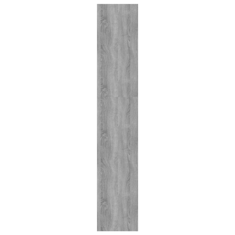 vidaXL betonszürke szerelt fa könyvszekrény/térelválasztó 60x30x166 cm