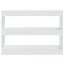 vidaXL fehér térelválasztó könyvszekrény 100 x 30 x 72 cm