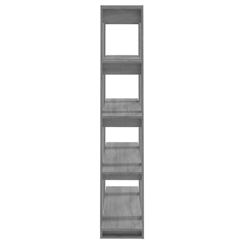 vidaXL szürke sonoma színű térelválasztó könyvszekrény 100x30x160 cm