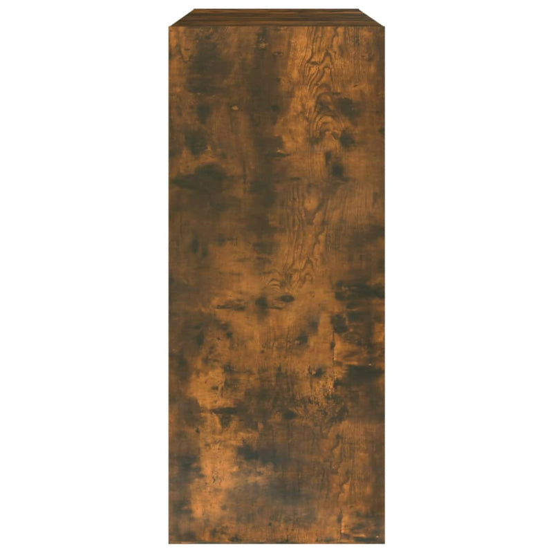 vidaXL füstös tölgy színű könyvszekrény/térelválasztó 80x30x72 cm
