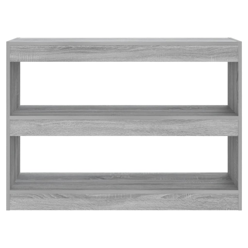 vidaXL szürke sonoma színű könyvszekrény/térelválasztó 100x30x72 cm