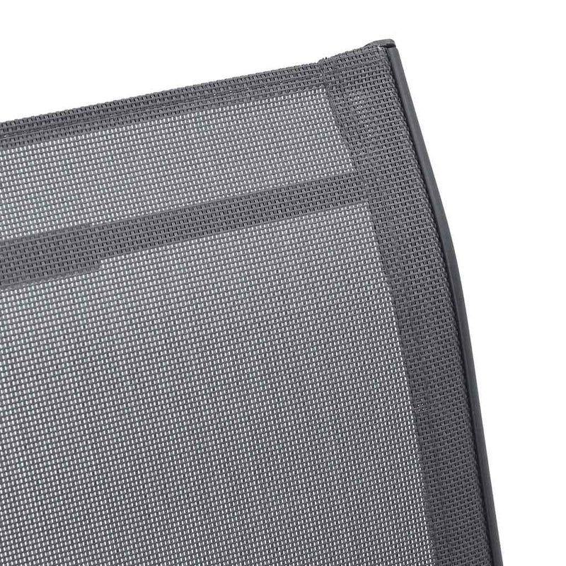 vidaXL 6 db szürke textilén rakásolható kerti szék