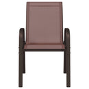 vidaXL 6 db barna textilén rakásolható kerti szék