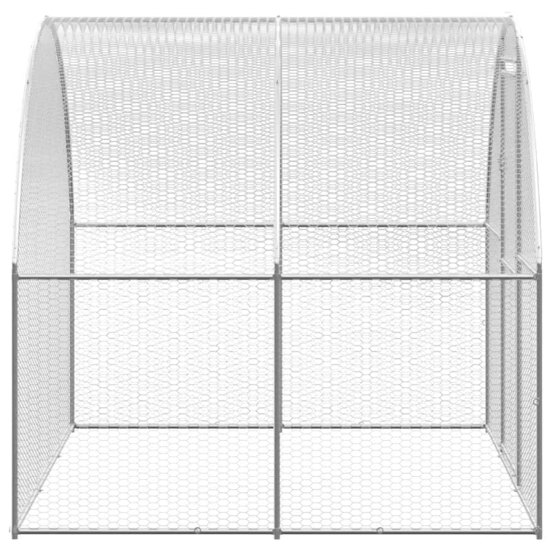 vidaXL kültéri horganyzott acél tyúkól 3 x 8 x 2 m