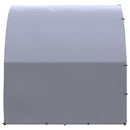 vidaXL kültéri horganyzott acél tyúkól 3 x 4 x 2 m