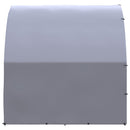 vidaXL kültéri horganyzott acél tyúkól 3 x 6 x 2 m