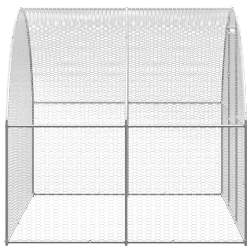 vidaXL kültéri horganyzott acél tyúkól 3 x 8 x 2 m