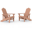 vidaXL 2 db barna HDPE kerti adirondack szék