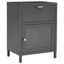 vidaXL 2 db antracitszürke acél és üveg éjjeliszekrény 40x30x54,5 cm