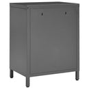 vidaXL 2 db antracitszürke acél és üveg éjjeliszekrény 40x30x54,5 cm