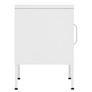 vidaXL 2 db fehér acél éjjeliszekrény 35 x 35 x 51 cm